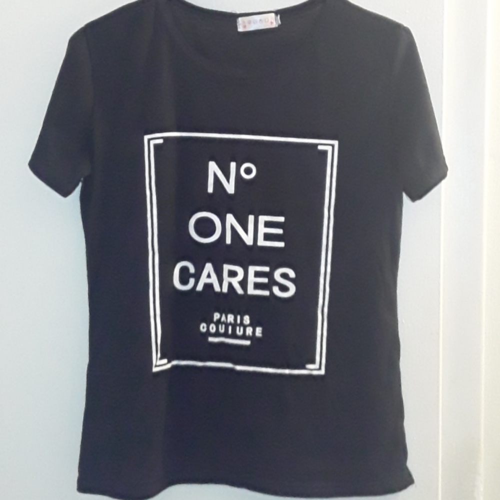 Simple black tee